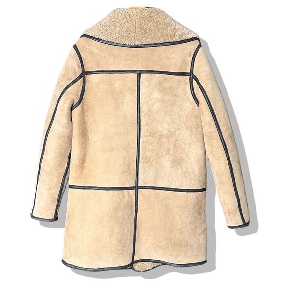 Free People x Nicholas K Alpine Reversible Sheepskin Shearling Leather Fur Coat - Picture 5 of 16